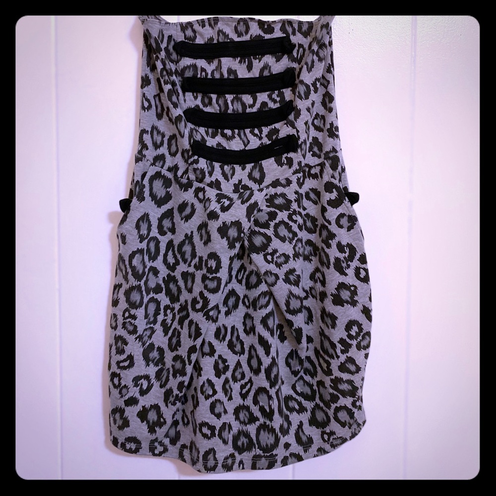 Wet Seal Leopard tube mini dress